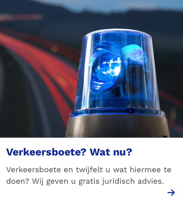 advies verkeersboete verkeersovertreding advocaat juridisch advies boete